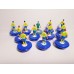 Subbuteo Andrew Table Soccer Sweden 2018 World Cup Team on Hasbro classic bases